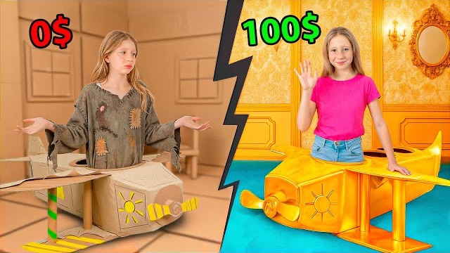 Nastya - CARDBOAD TOYS VS EXPENSIVE TOYS