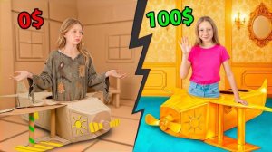Nastya - CARDBOAD TOYS VS EXPENSIVE TOYS