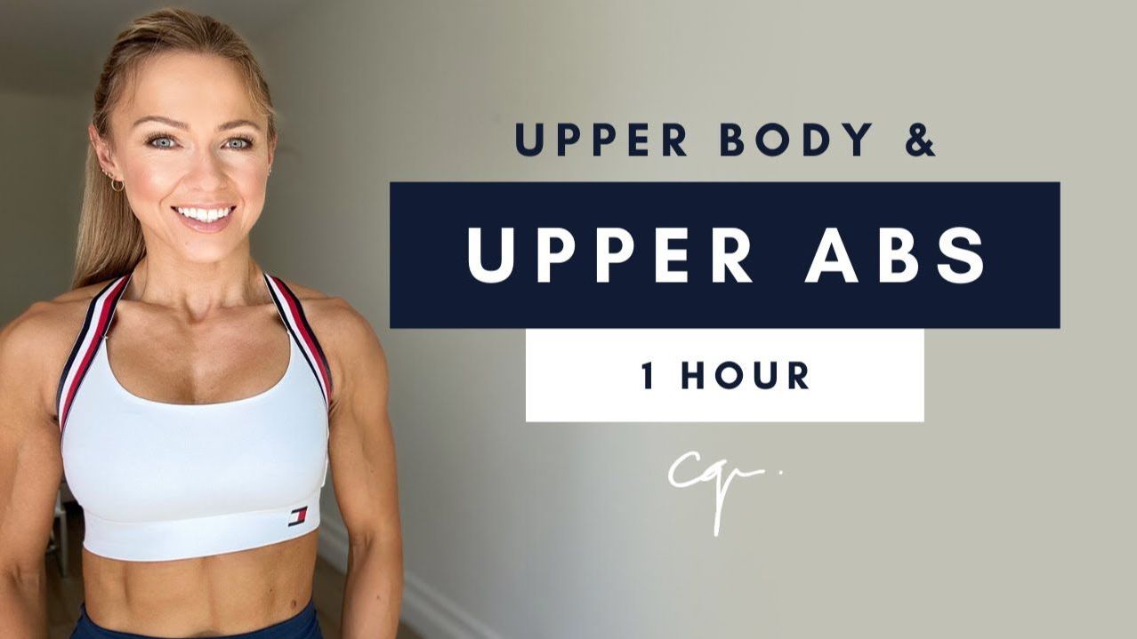 Caroline Girvan - 1 Hour UPPER BODY & UPPER ABS WORKOUT At Home ｜ Day Two Of Five