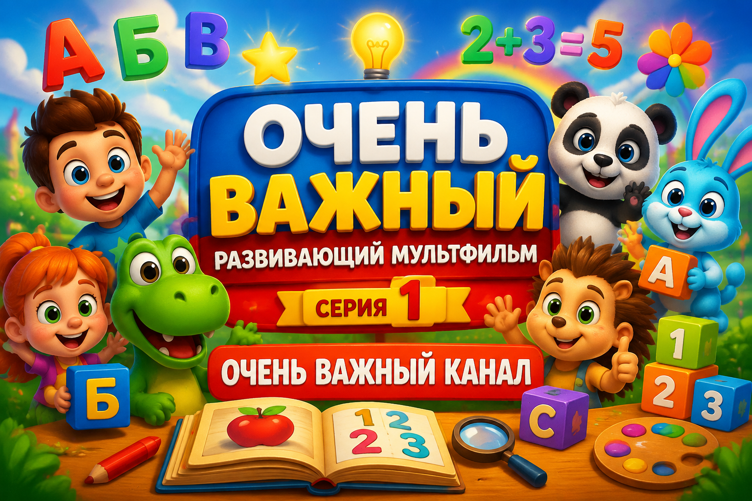 Развивающий мультфильм для детей. Серия 1