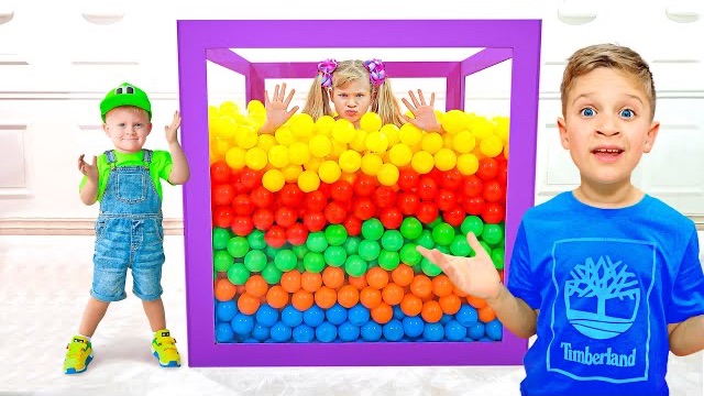 Спасите принцессу Ди из волшебного куба😍😱🌈