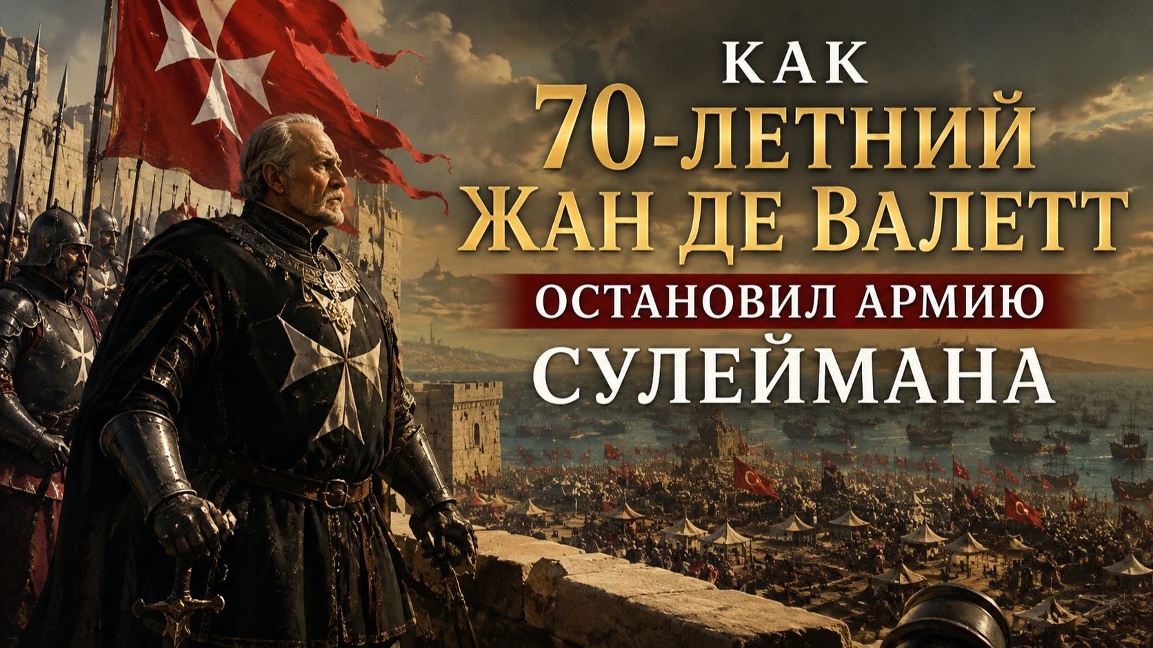 Как 70-летний Жан де Валетт остановил армию Сулеймана?