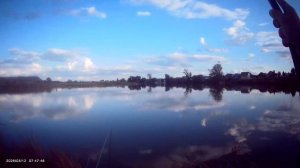 Сегодня вечером порыбачил на Поплавок🎣 Прикормка Жмых-Дробленка. Насадка Перловка.