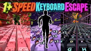 РОБЛОКС: ИНТЕРАКТИВНАЯ РАЗМИНКА 🏃🔥 | +1 SPEED KEYBOARD ESCAPE RUN! ⌨️ | OBBY