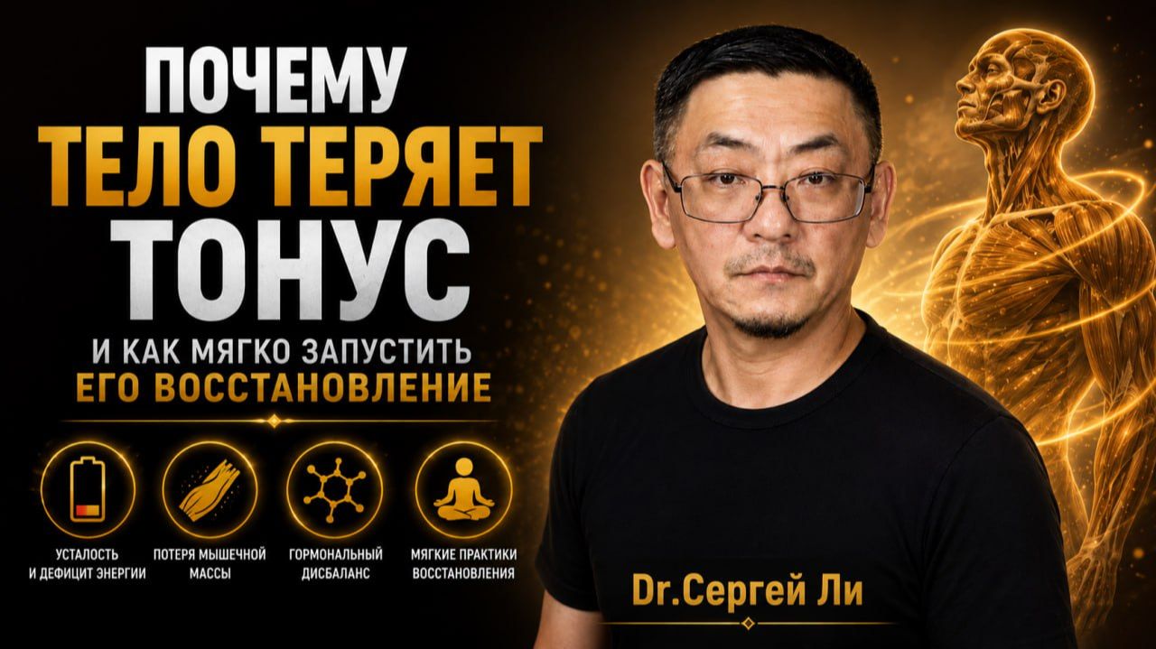 Сергей Ли. Почему тело теряет тонус и как мягко запустить его восстановление