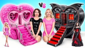 Строим Удивительный Кукольный Домик Барби vs Вампир Челлендж # Смешные Челленджи от Multi DO Gi