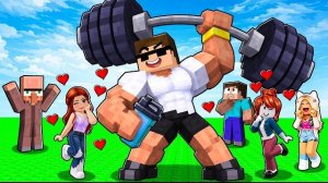 От новичка до профессионального бодибилдера в Muscle Legends..