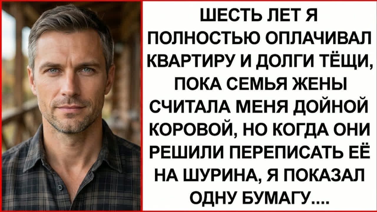 Истории из жизни|Шесть лет платил за квартиру тёщи|Аудио рассказы|Аудиокниги слушать онлайн|