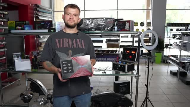 BI-LED модуль ОКУЛ 3 дюйма 12V распаковка и пример света