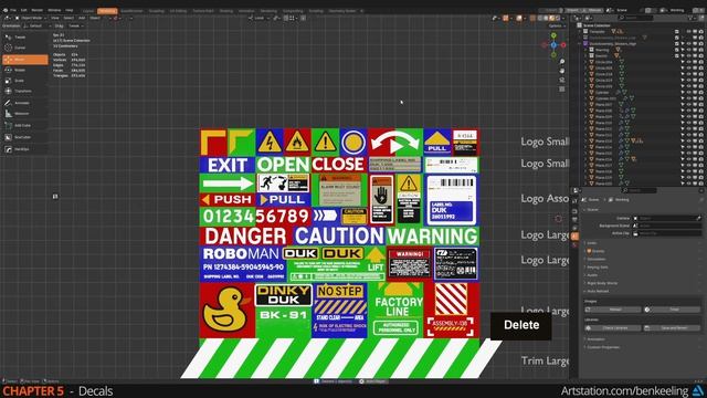 Everything I Learnt About Environment Art(Blender) Chp503PaChp201-Finaldecal