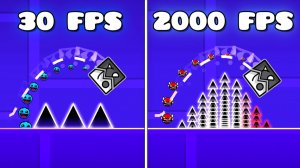 30 FPS VS 1000 FPS ФРЕЙМПЕРФЕКТЫ в Geometry Dash