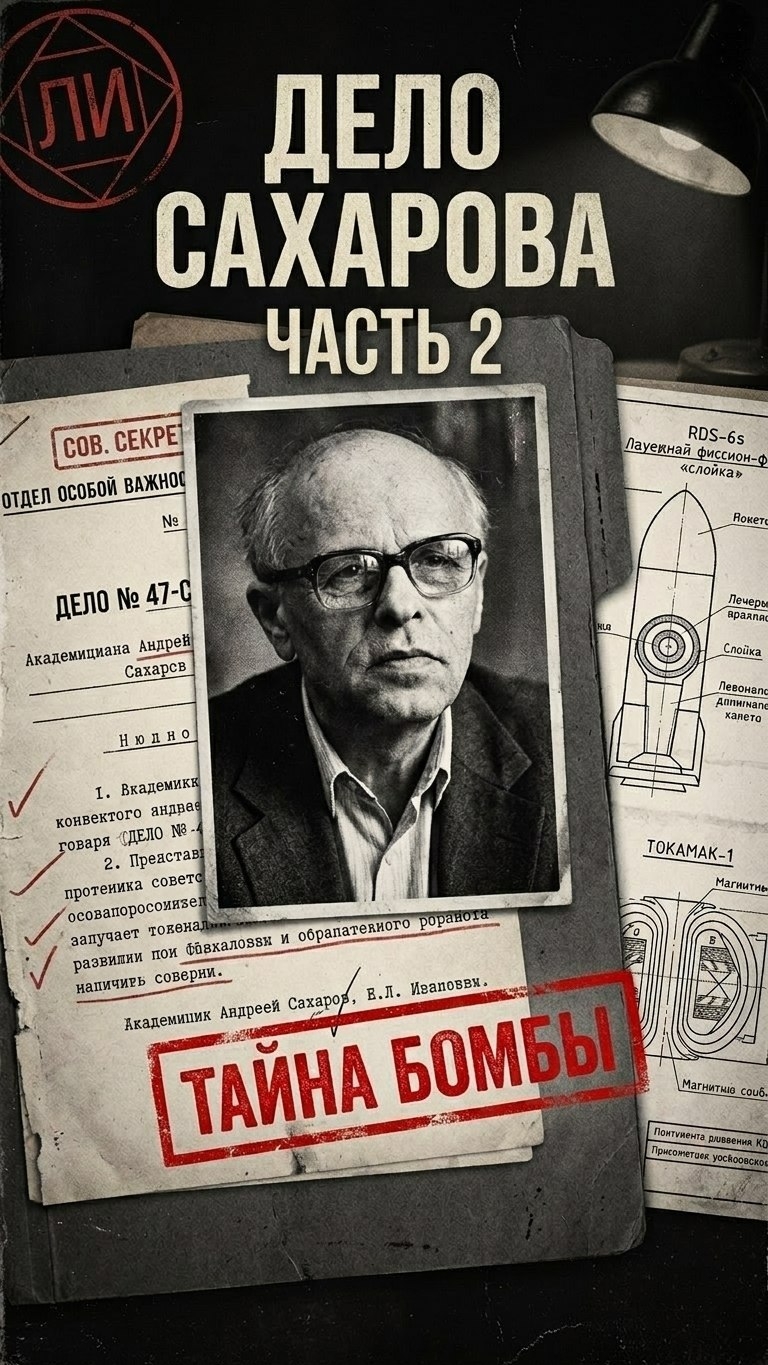 Ч2 ДЕЛО САХАРОВА: Почему создателя водородной бомбы сослали в Горький? ☢️