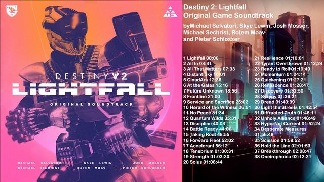 Destiny 2 Lightfall Original Soundtrack