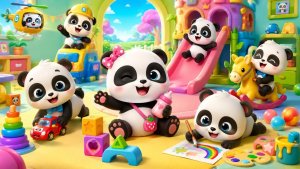 «Школьный автобус Малышки Панды» Игры для детей.