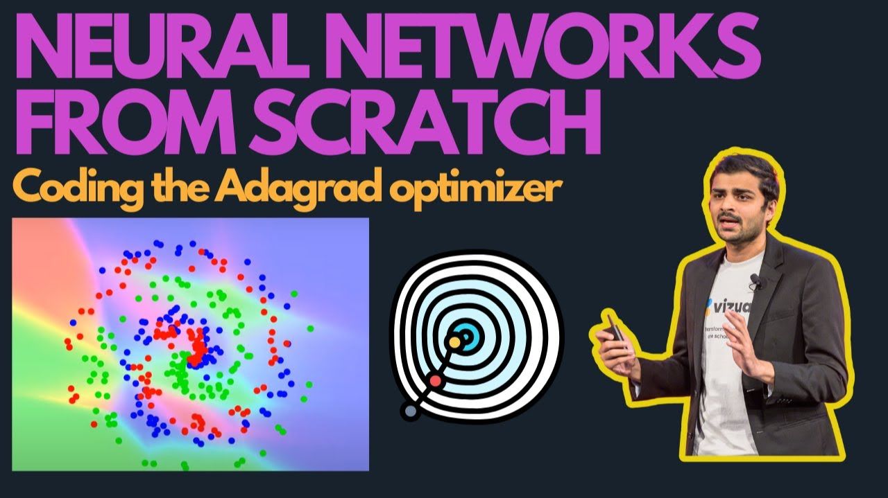 25) Lecture 25 -Coding The ADAGRAD Optimizer For Neural Network Training
