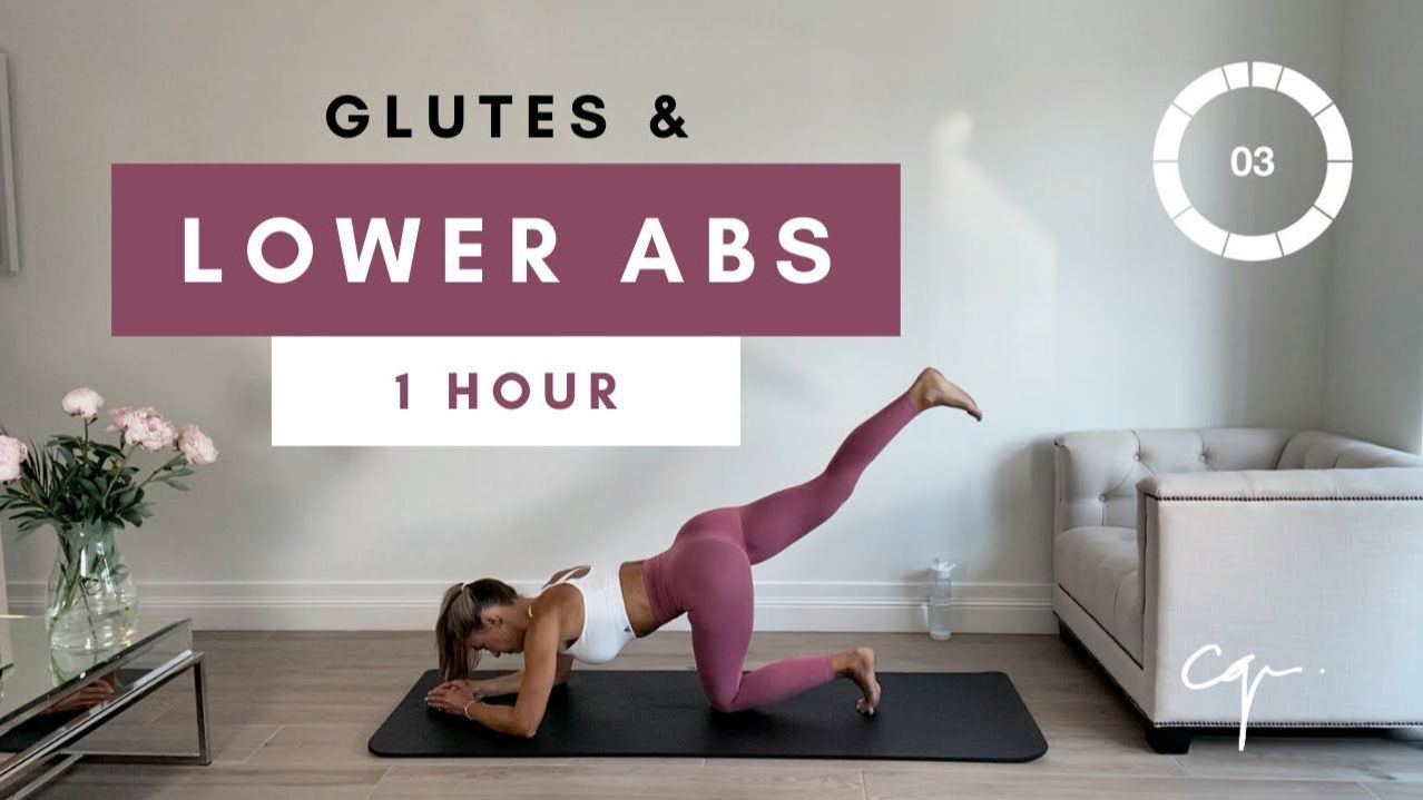 Caroline Girvan - 1 Hour GLUTES & LOWER ABS WORKOUT At Home ｜ Day Three Of Five