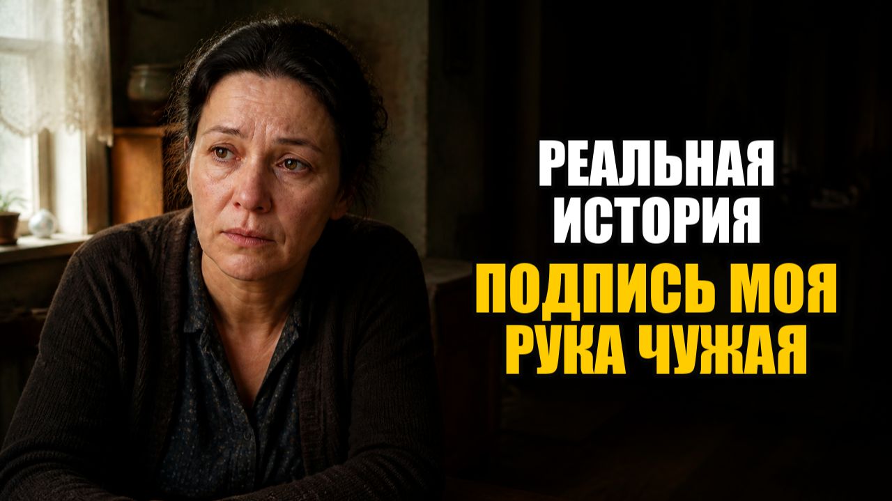 Я ПЛАКАЛА, КОГДА СЛУШАЛА ЭТОТ РАССКАЗ подпись моя рука чужая