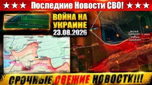 СВО на Украине - Сводка СВО на 23 Августа и Карта боевых действий сегодня 23.08.2026