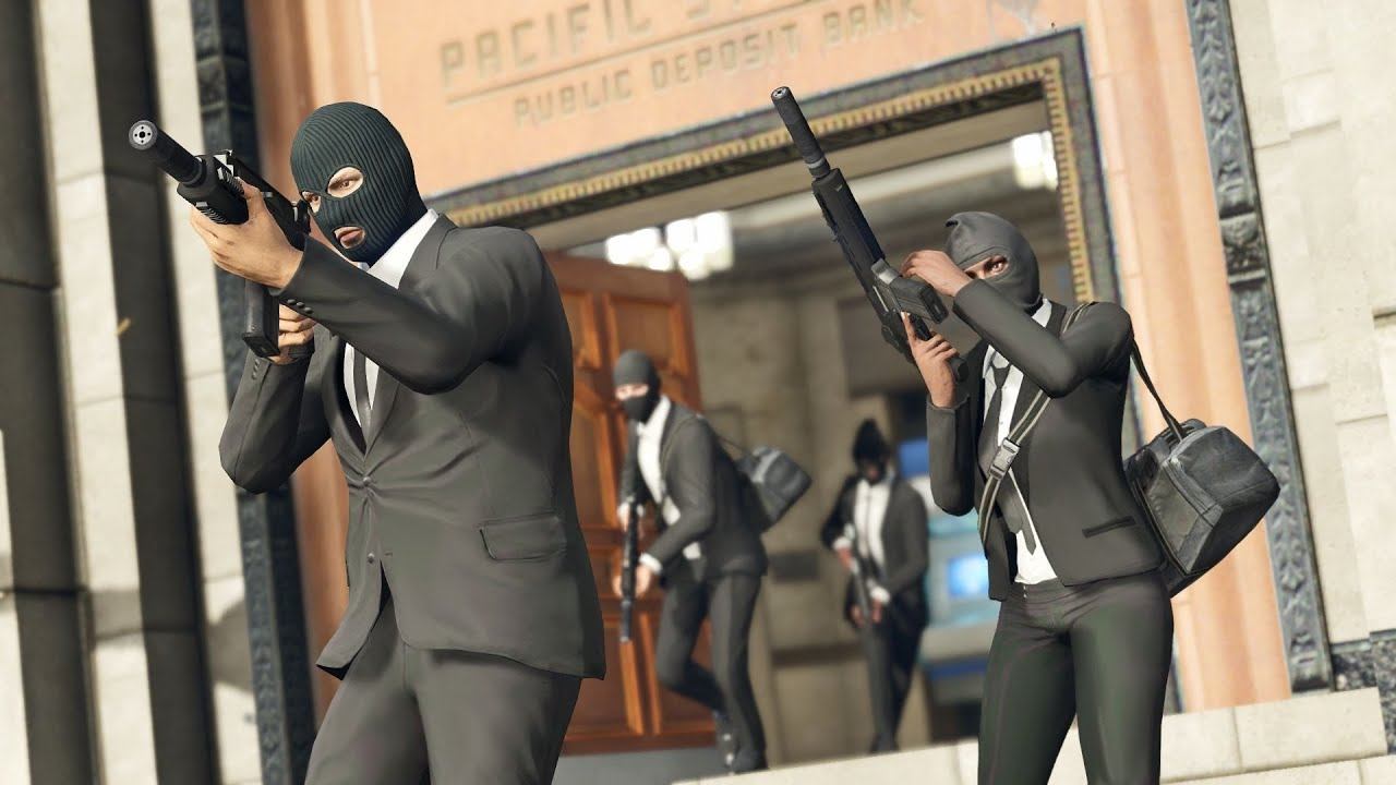 GTA 5 ONLINE Финальное ограбление Pacific Standard - 2 Ограбление по-русски #игры #gameplay