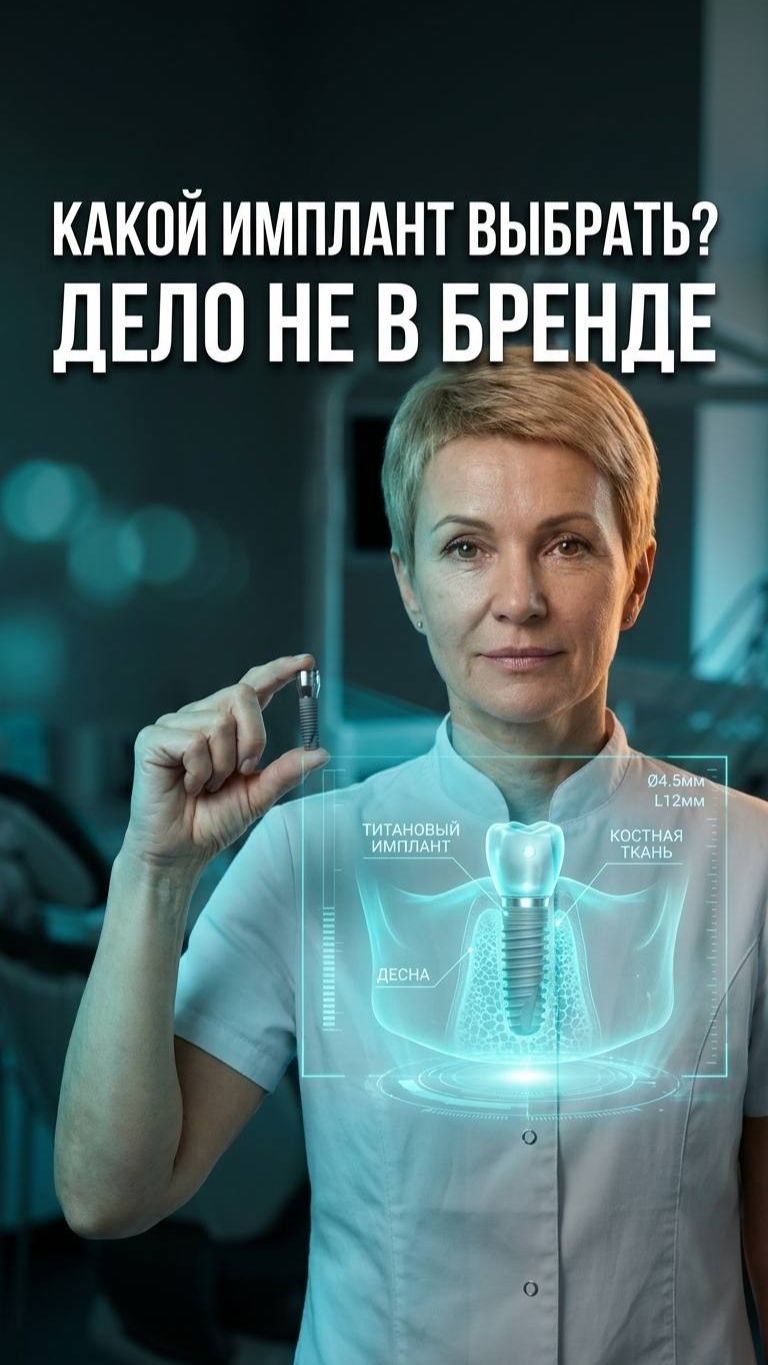 Какой имплантат выбрать? 🦷