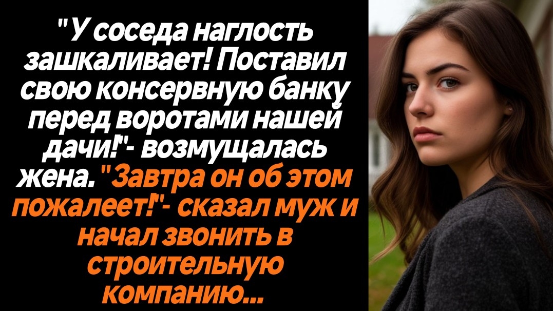 ИСТОРИИ ИЗ ЖИЗНИ/У соседа наглости хватает, завтра он пожалеет об/РЕАЛЬНЫЕ ИСТОРИИ/ЖИЗНЕННЫЕ ИСТОРИИ