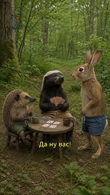 ЗАЯЦ СПАСАЕТ БОБРА - #юмор #нейросеть #смешныеживотные #MiniMaxDesign #MiniMax #MiniMaxH3