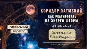 Коридор затмений: мы в самом эпицентре. Что происходит с телом, психикой и реальностью?