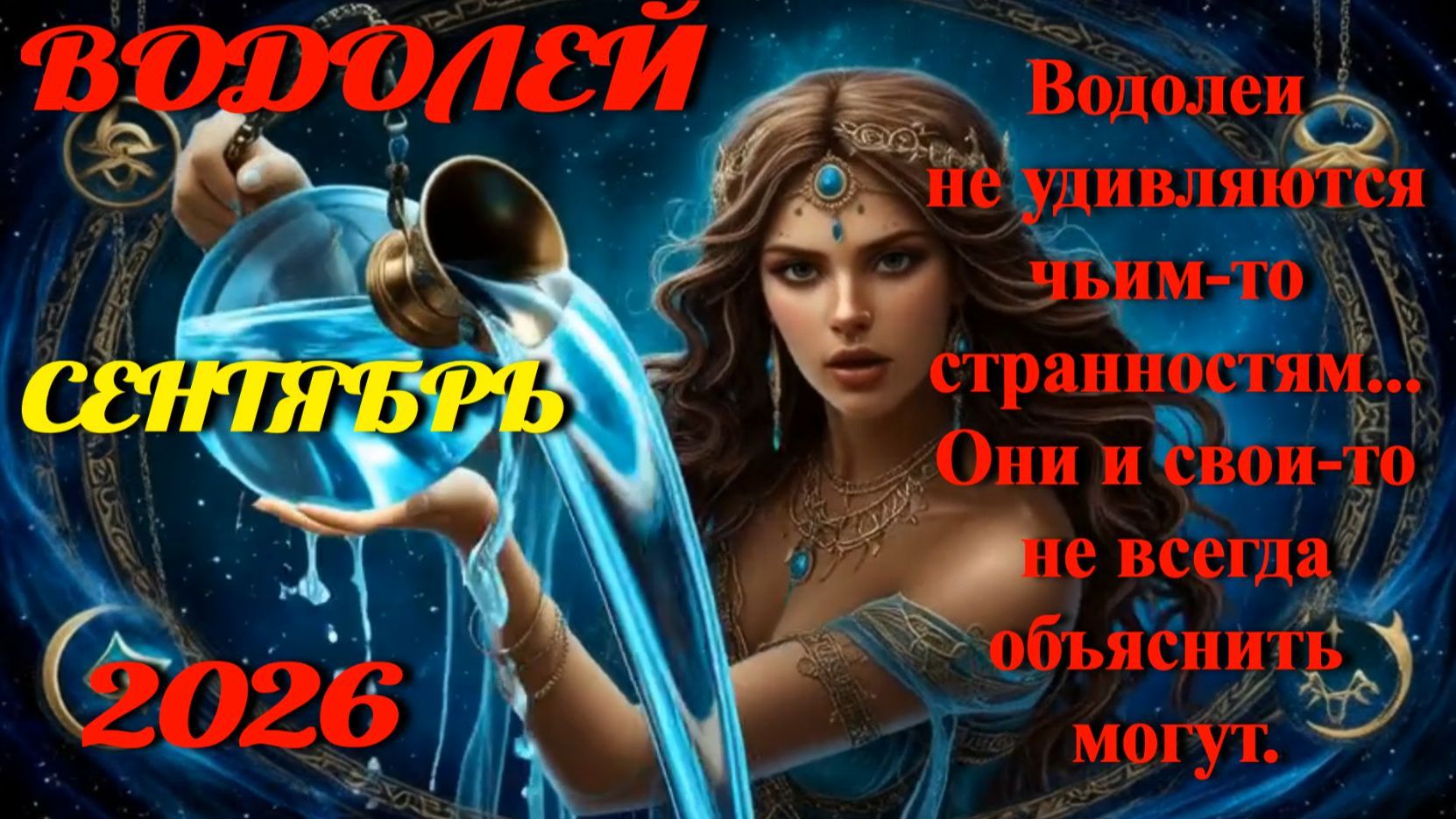 Водолей. Гороскоп на сентябрь 2026.