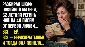 ИСТОРИИ ИЗ ЖИЗНИ/В шкафу покойной матери женщина нашла письма от/РЕАЛЬНЫЕ ИСТОРИИ/ ЖИЗНЕННЫЕ ИСТОРИИ