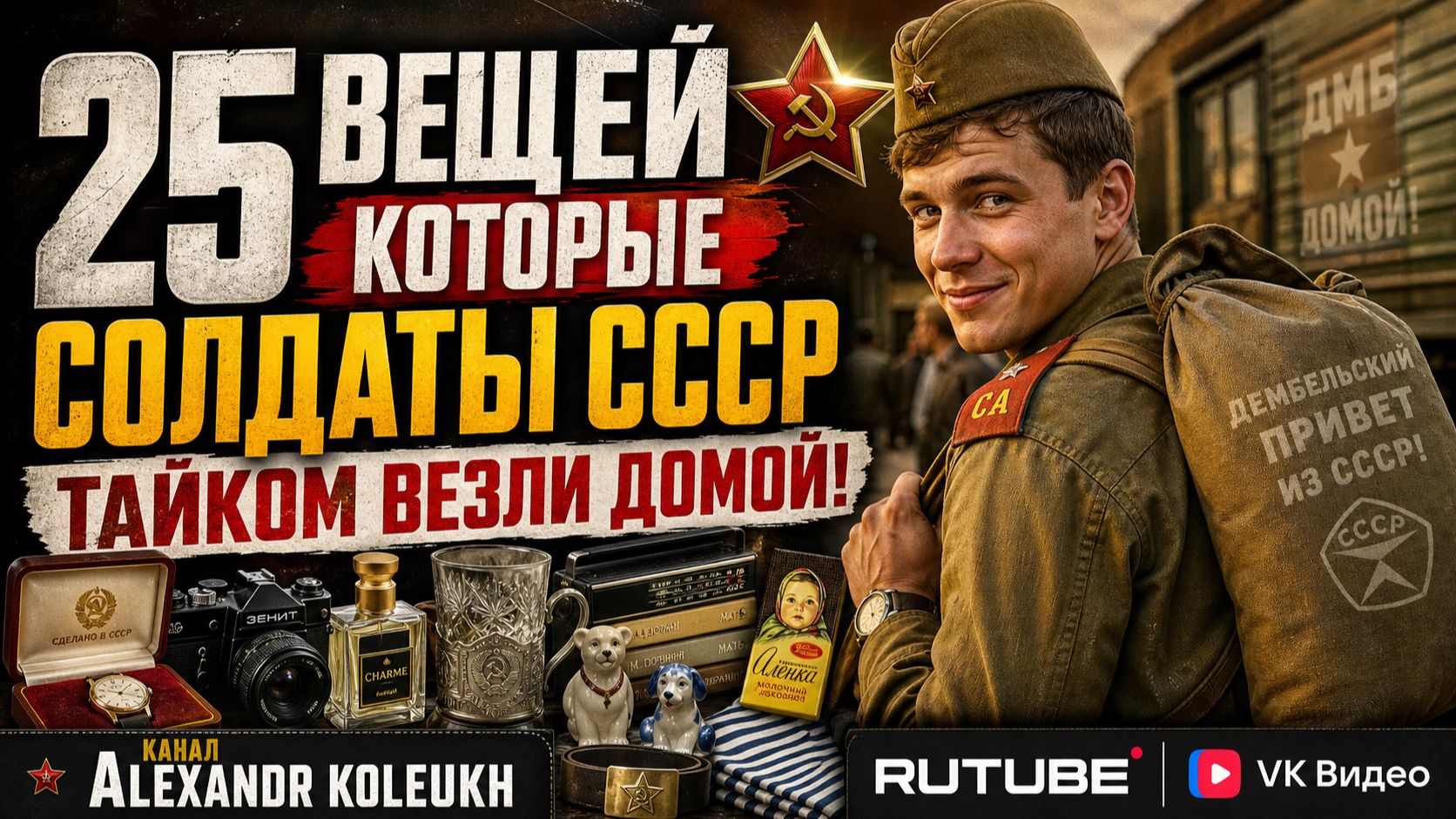 25 ВЕЩЕЙ, КОТОРЫЕ СОВЕТСКИЕ СОЛДАТЫ ТАЙКОМ ВЕЗЛИ ДОМОЙ!