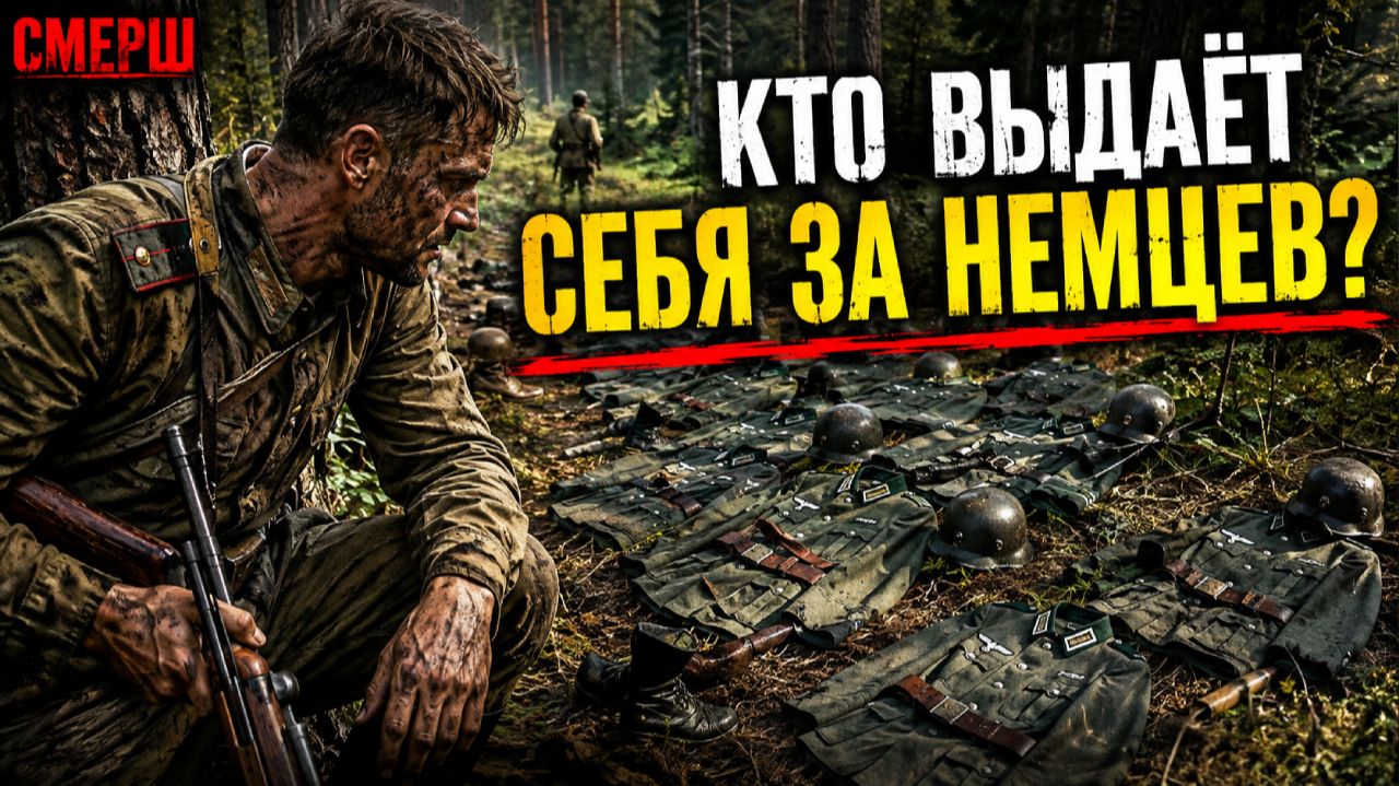 ШТРАФНИК НАШЕЛ В ЛЕСУ 12 НЕМЕЦКИХ ФОРМ. НО НИ ОДНОГО ТЕЛА