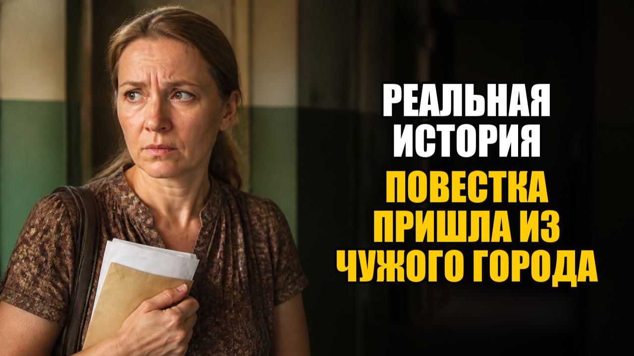 ЭТУ ИСТОРИЮ НУЖНО УСЛЫШАТЬ ДО КОНЦА повестка пришла из чужого города