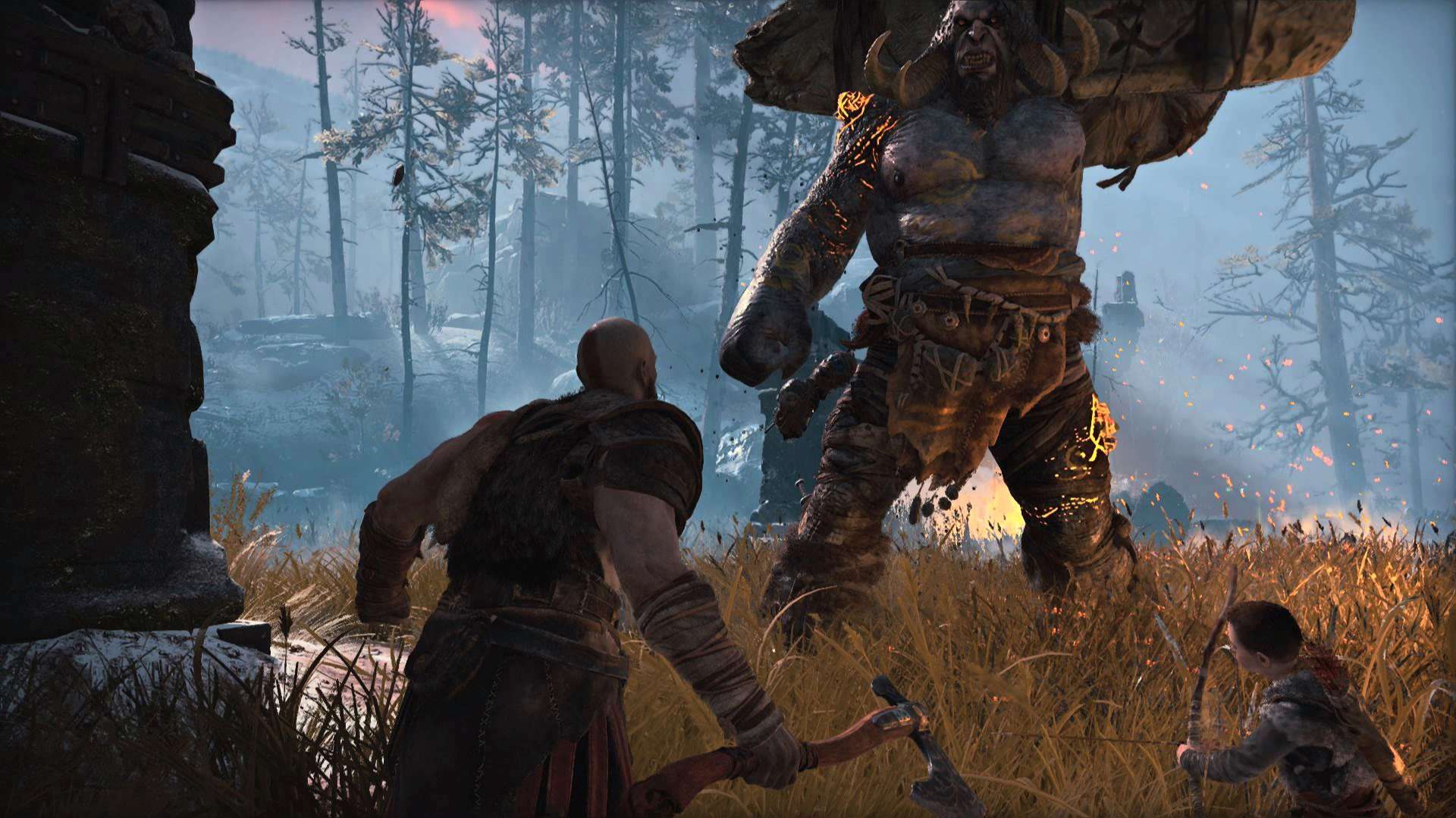 GOD Of WAR(1080P) - Голова Мимира и Ведьма