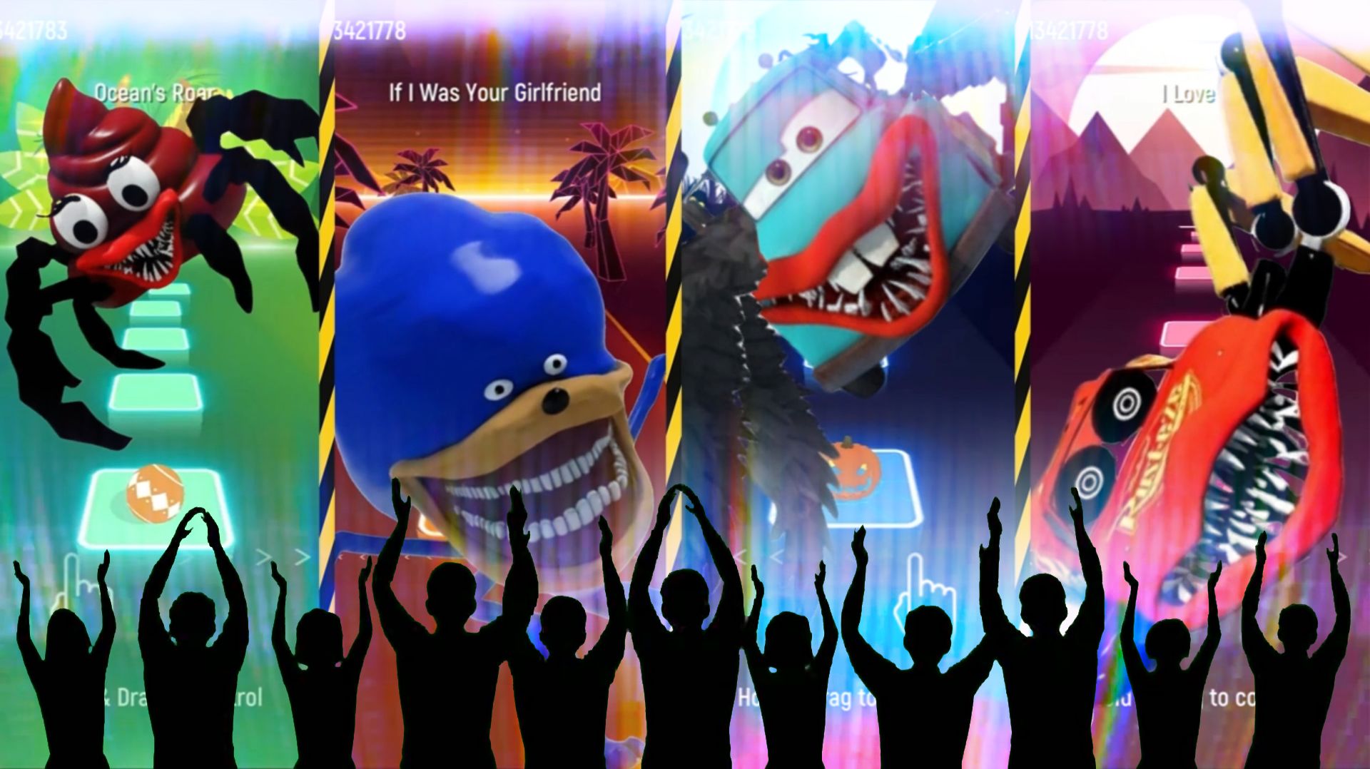 COFFIN DANCE & TILES HOP Monsters Mix 308