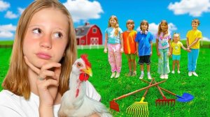 Настя и летний лагерь для детей
