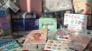 🌿💥💕обзор товаров с озона/ распаковка блокнотов, наклеек и декоративных скотчей/канцелярия💕💥🌿