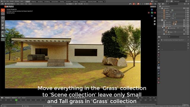 11. Country House. Lighting And Rendering