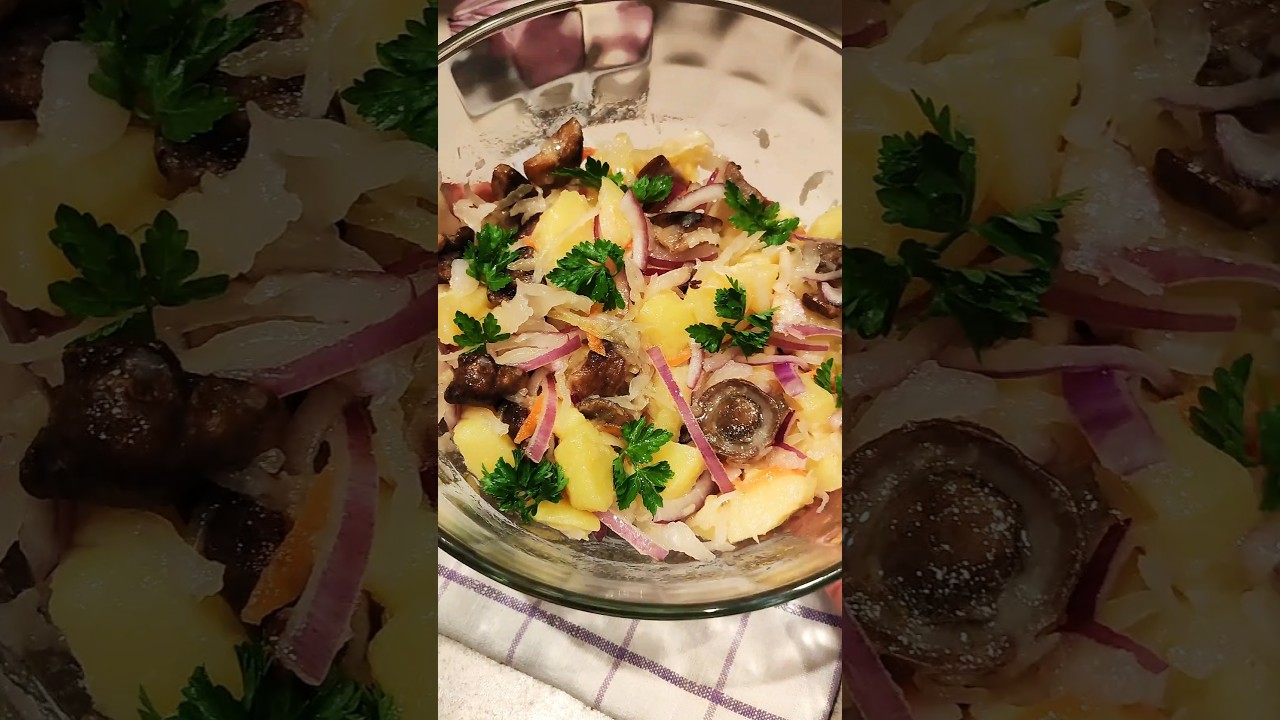 Салат из картошки