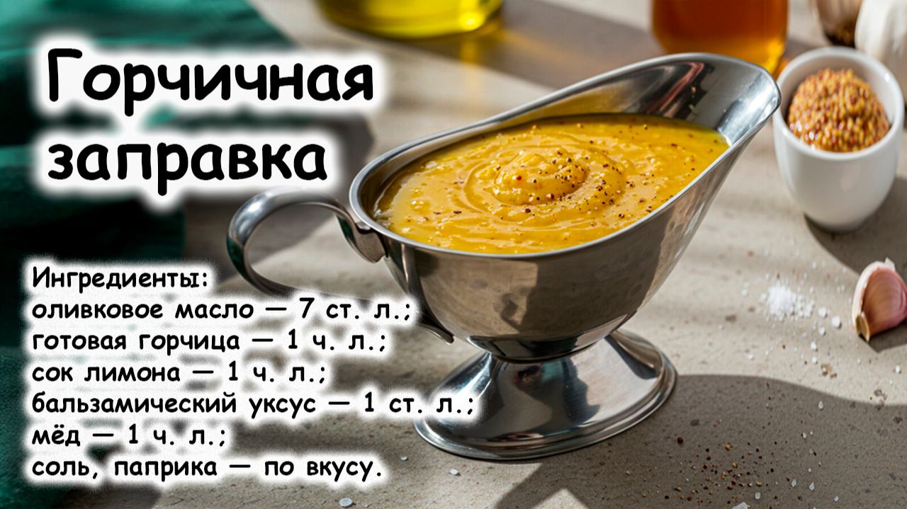 Горчичная заправка