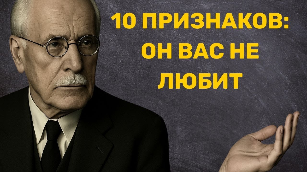 10 признаков, что партнёр вас НЕ любит — Карл Юнг 🧠💔