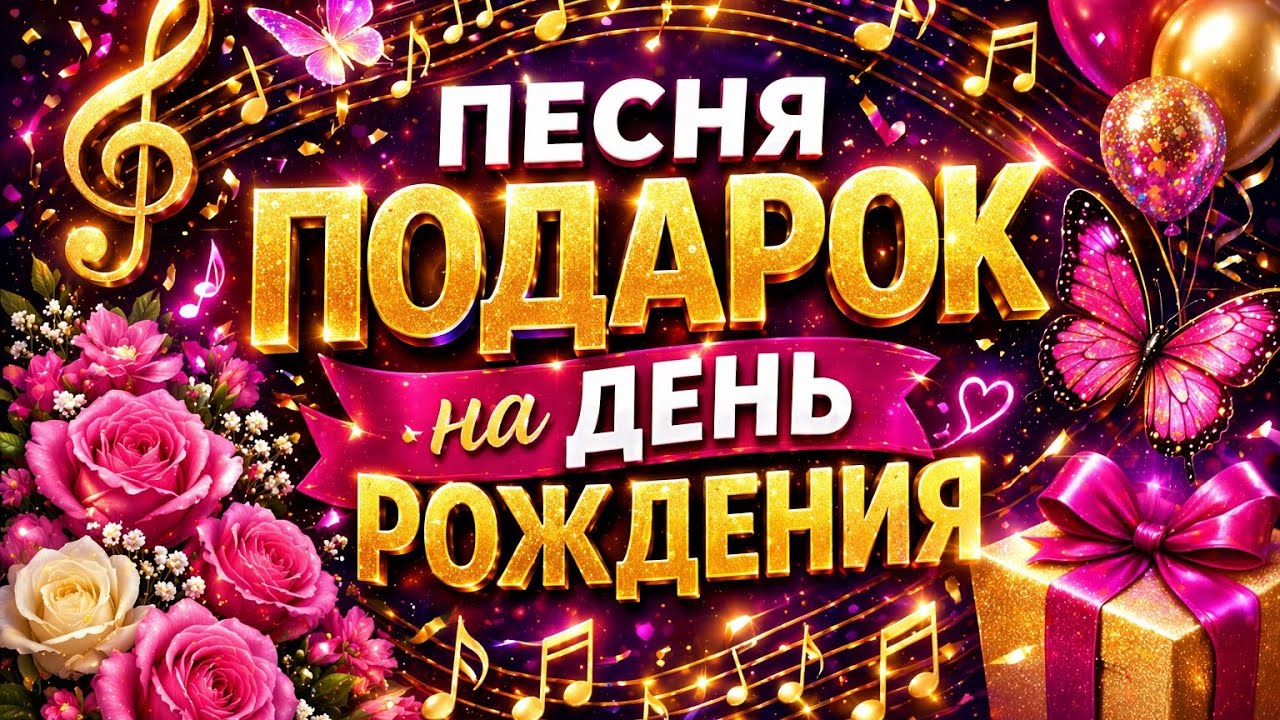 С ДНЁМ Рождения ! Шикарная песня! Самое красивое поздравление видео открытка