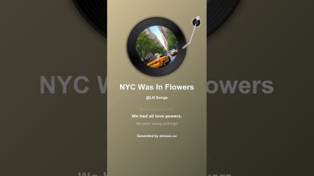 NYC Was In Flowers... (slow)