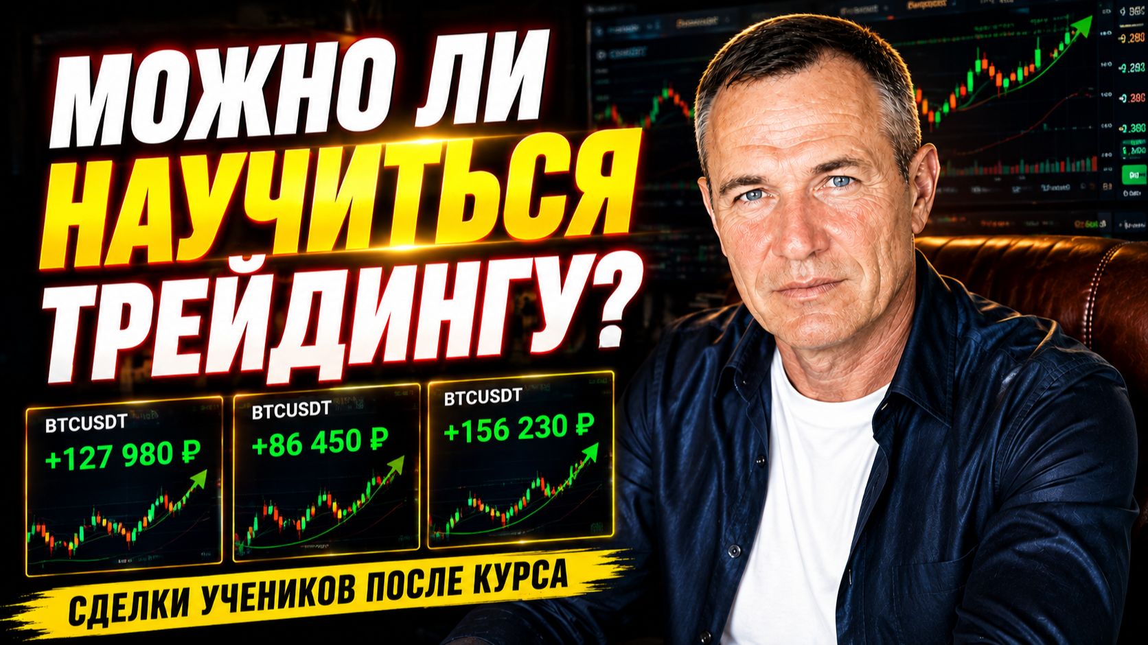 ⭐ Можно ли научиться трейдингу с нуля? Показываю сделки учеников