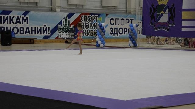 Выступление Маши по художественной гимнастике 21.12.2024 г. Спортивный клуб 
