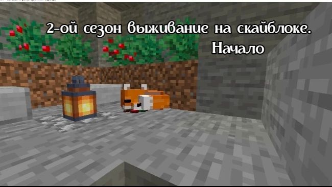 2-ой сезон выживание на скайблоке. Начало