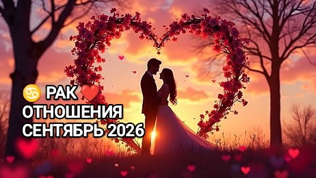 ♋ РАК ❤️ ОТНОШЕНИЯ СЕНТЯБРЬ 2026