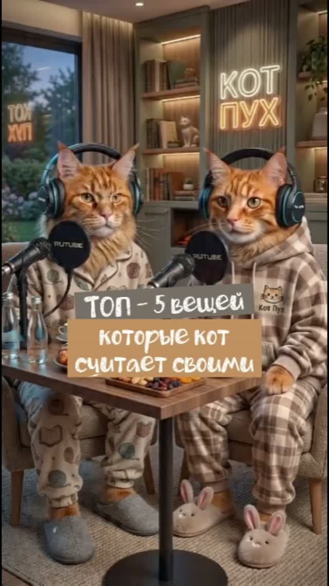 Топ-5 вещей которые кот считает своими