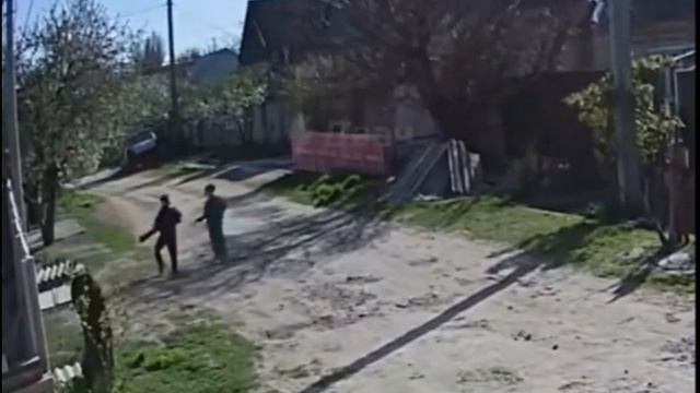 Пацаны в деревне доигрались!!! выстрел из гранатомёта. Слава России