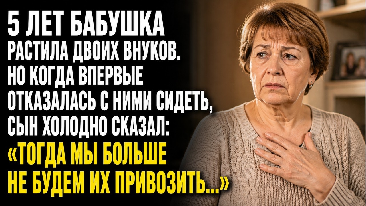 ИСТОРИИ ИЗ ЖИЗНИ/Впервые отказалась посидеть с внуками и сын/РЕАЛЬНЫЕ ИСТОРИИ/ ЖИЗНЕННЫЕ ИСТОРИИ