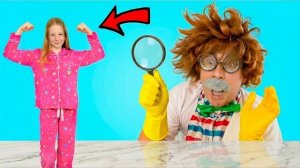 Настя стала крошечной! Приключения Насти и друзей